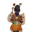 Set Abito Zucca di Halloween Bambina