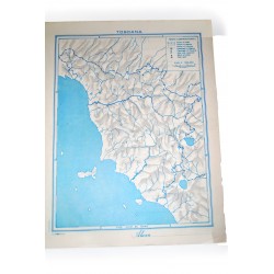 Vintage anni '70-'80 Cartine geografiche per verifiche scolastiche