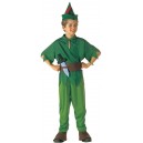 Costume di Peter Pan, Taglia 5-7 Anni