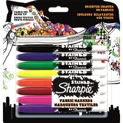 Sharpie Stained - 8 Pennarelli Indelebili Colori Assortiti 