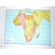 AFRICA FISICA - POLITICA \ Carta Geografica Muta- Studio F.M.B. Bologna 1:40.000.000