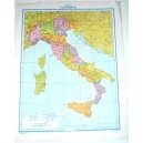 ITALIA FISICA - POLITICA \ Carta Geografica Muta- Studio F.M.B. Bologna 1: 4.200.000