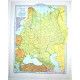 RUSSIA FISICA - POLITICA \ Carta Geografica Muta- Studio F.M.B. Bologna 1: 12.300.000