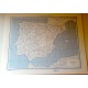 PENISOLA IBERICA FISICA - POLITICA \ Carta Geografica - Studio F.M.B. Bologna 1: 4.500.000