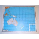 OCEANIA - POLITICA \ Carta Geografica - Carta Muta per test scolastici 1: 45.000.000