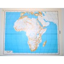 ASIA E AFRICA - POLITICA \ Carta Geografica - Carta Muta per test scolastici 1: 45.000.000
