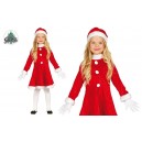 Costume da Babbo Natale da Bambina 7-10 Anni